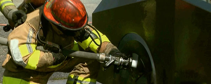 Photo of a fireman