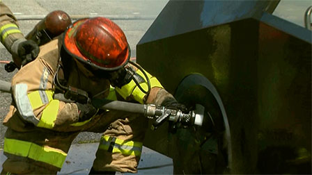 Photo of a fireman